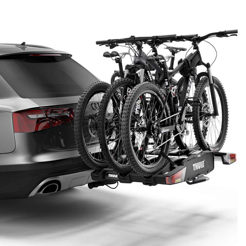 Porte-vélos Thule EasyFold XT - 2 Vélos, 13 Broches, Pliable, Compatible Vélos électriques Et VTT
