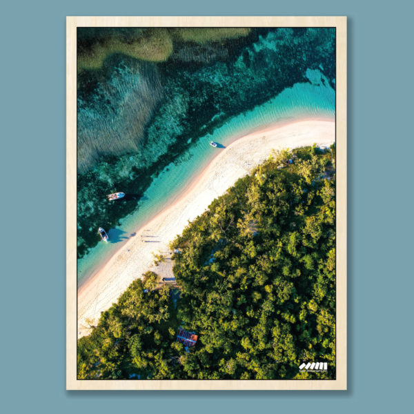 Calendrier des Marées 2024 Nouméa - Support Bois  60cm x 80cm – Image 3