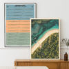 Calendrier des Marées 2024 Nouméa - Support Bois  60cm x 80cm – Image 2