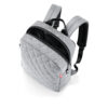 REISENTHEL Classic BackPack M Rhombus Light Grey – Image 4