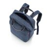 REISENTHEL Allday Backpack M Herringbone Dark Blue – Image 2
