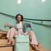 REISENTHEL Allday Backpack M Cord Mint – Image 7