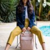 REISENTHEL Allday Backpack M Twist Coffee – Image 7
