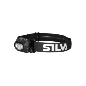 Silva Discover Hybrid - Lampe frontale La Silva Discover Hybrid est une lampe frontale robuste avec une puissance de 500 lumens et un bandeau confortable et large. Sa conception est étanche à la poussière et à l'eau selon la norme IP65. Elle peut être alimentée aussi bien par la batterie rechargeable Silva Hybrid que par des piles AAA (vendues séparément) grâce au pack hybride fourni.