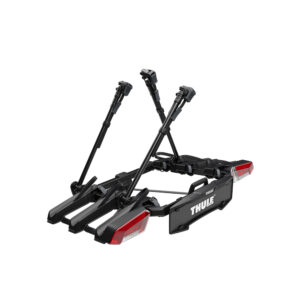 Thule OutPace est une plateforme de vélo légère et compacte capable de transporter jusqu'à trois vélos