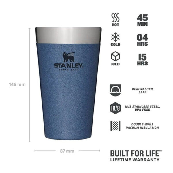 STANLEY The Stacking Tumbler .47L – Hammertone Lake – Image 2