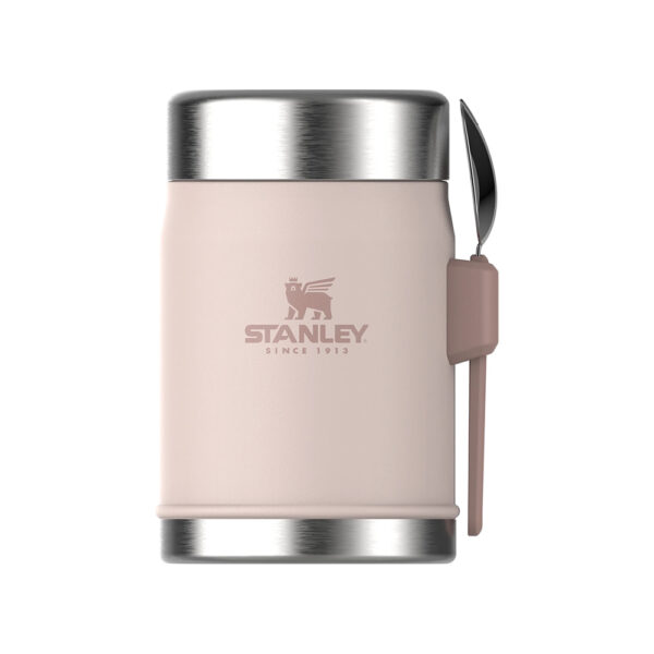 STANLEY The Legendary Food Jar + Spork .4L - Rose Quartz – Image 3