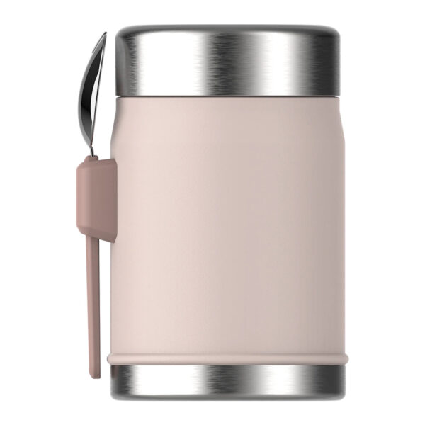 STANLEY The Legendary Food Jar + Spork .4L - Rose Quartz – Image 2