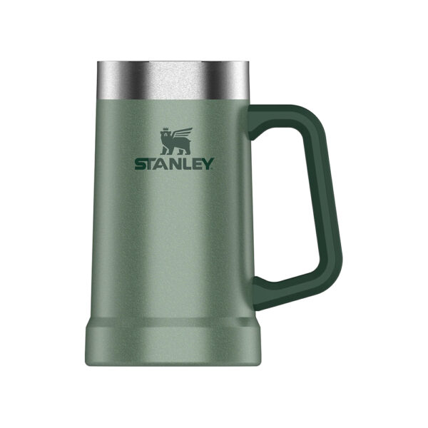 STANLEY The Big Grip Beer Stein .7L -Hammertone Green – Image 2