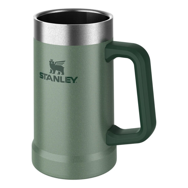 STANLEY The Big Grip Beer Stein .7L -Hammertone Green