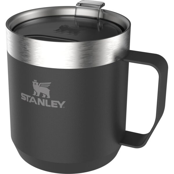 STANLEY The Stay-Hot Camp Mug .35L - Matte Black Pebble – Image 2
