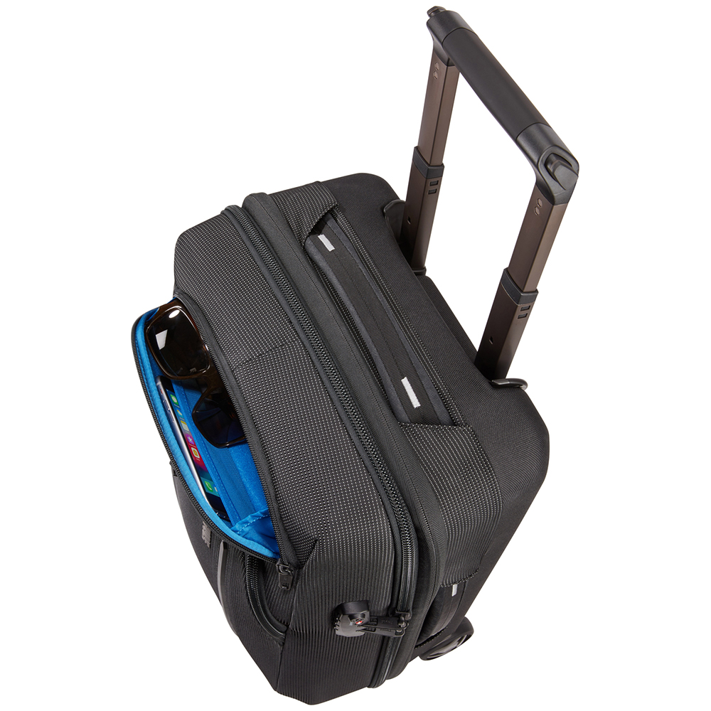 THULE CROSSOVER 2 Valise à Roulettes Cabine Black – Image 6