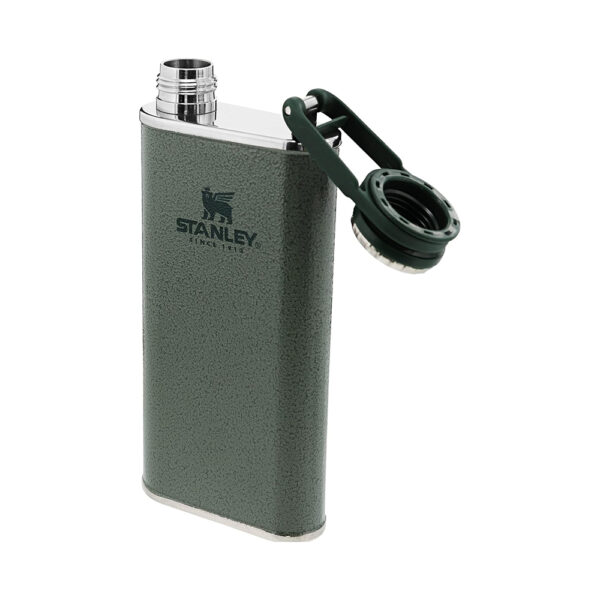 STANLEY The Easy-Fill Wide Mouth Flask .23L - Hammertone Green – Image 3