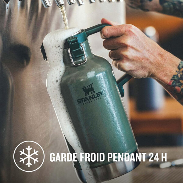 STANLEY The Easy-Pour Growler 1.9L Hammertone Green – Image 2
