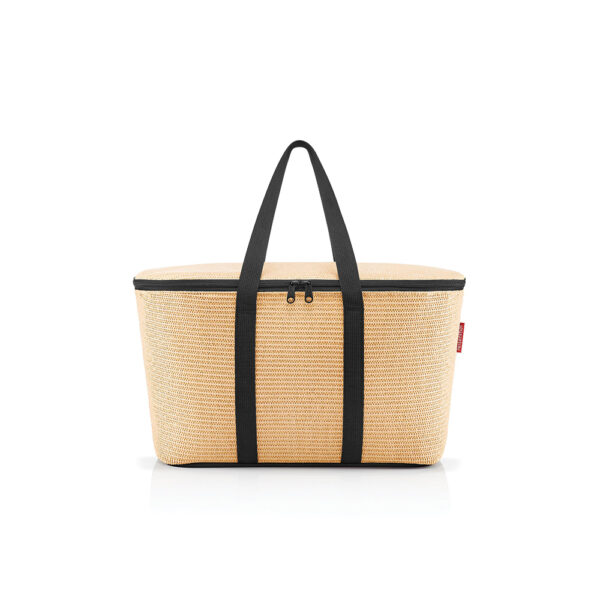 REISENTHEL COOLERBAG RAFFIA BLACK