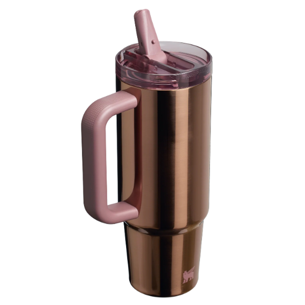 STANLEY Iceflow 2.0 flipstraw tumbler30OZ Polished Rose Gold – Image 2