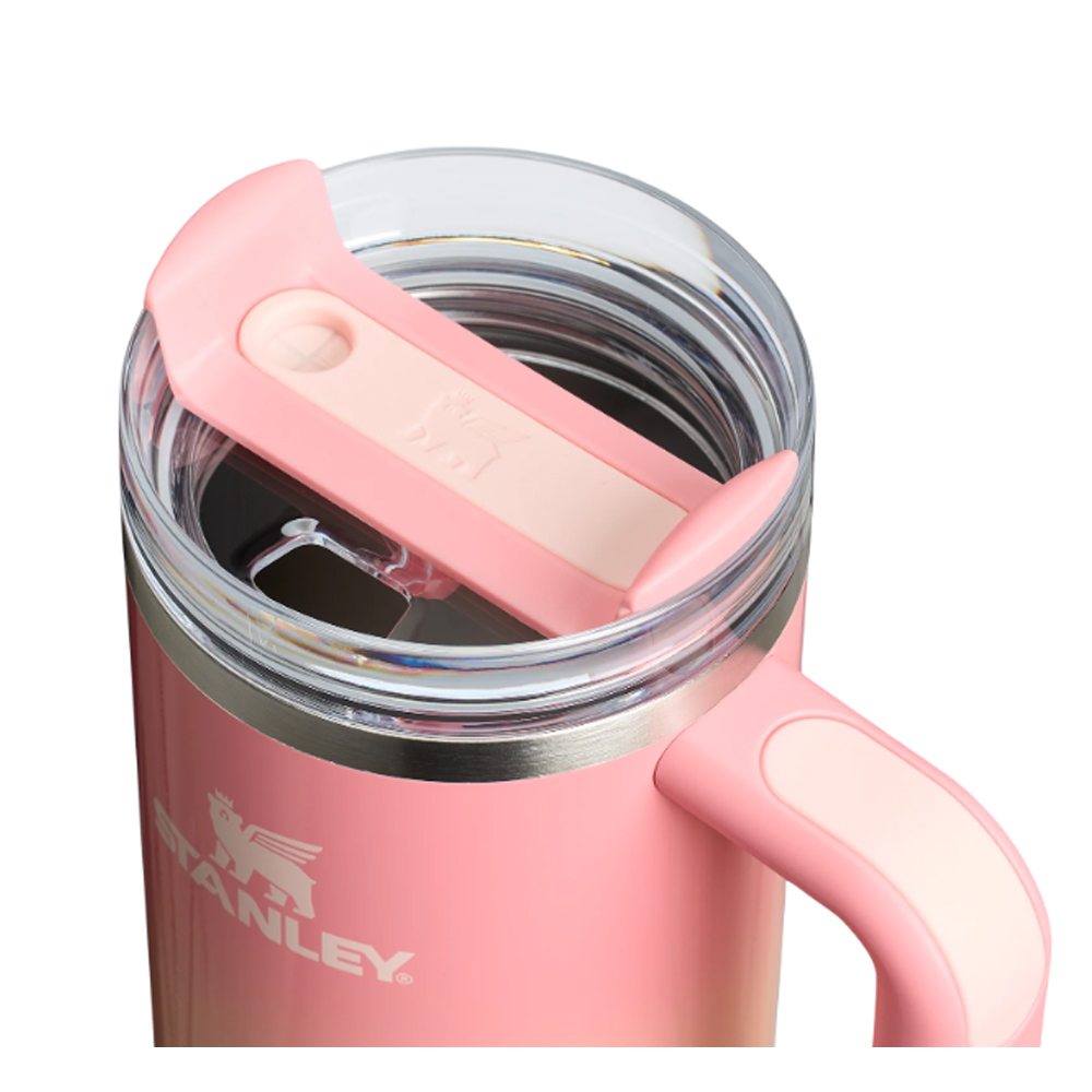 STANLEY Quencher H2.0 flowstate tumbler 30OZ Pink mesa sunset – Image 3