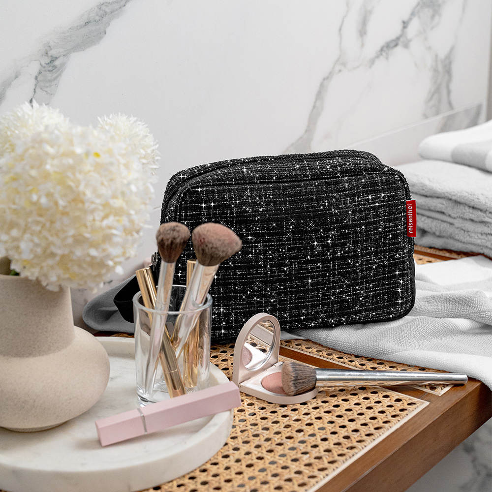 REISENTHEL CosmeticPouch M Bouclé Black – Image 4