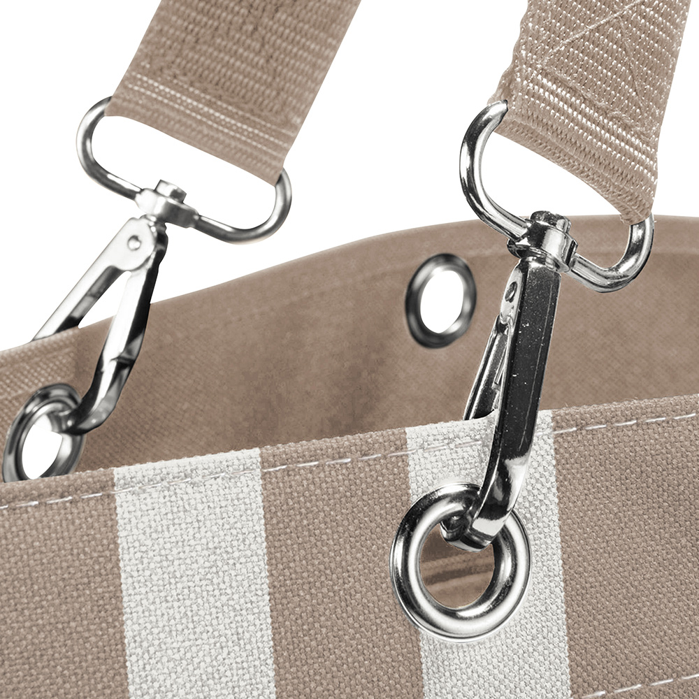 REISENTHEL Shopper XL Summerstripes coffee – Image 4