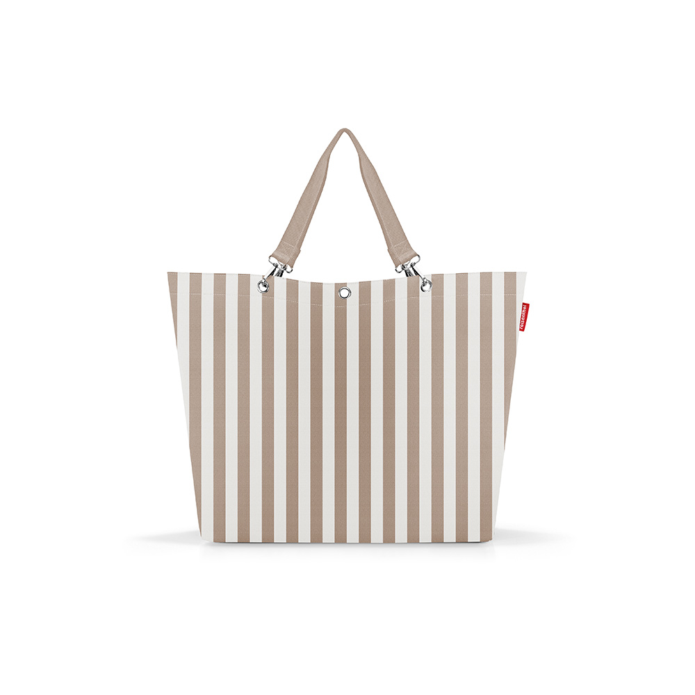 REISENTHEL Shopper XL Summerstripes coffee