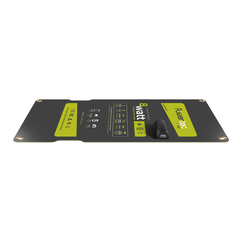 POWERTEC Panneau Solaire FLAP8-SV USB/LED – Image 4