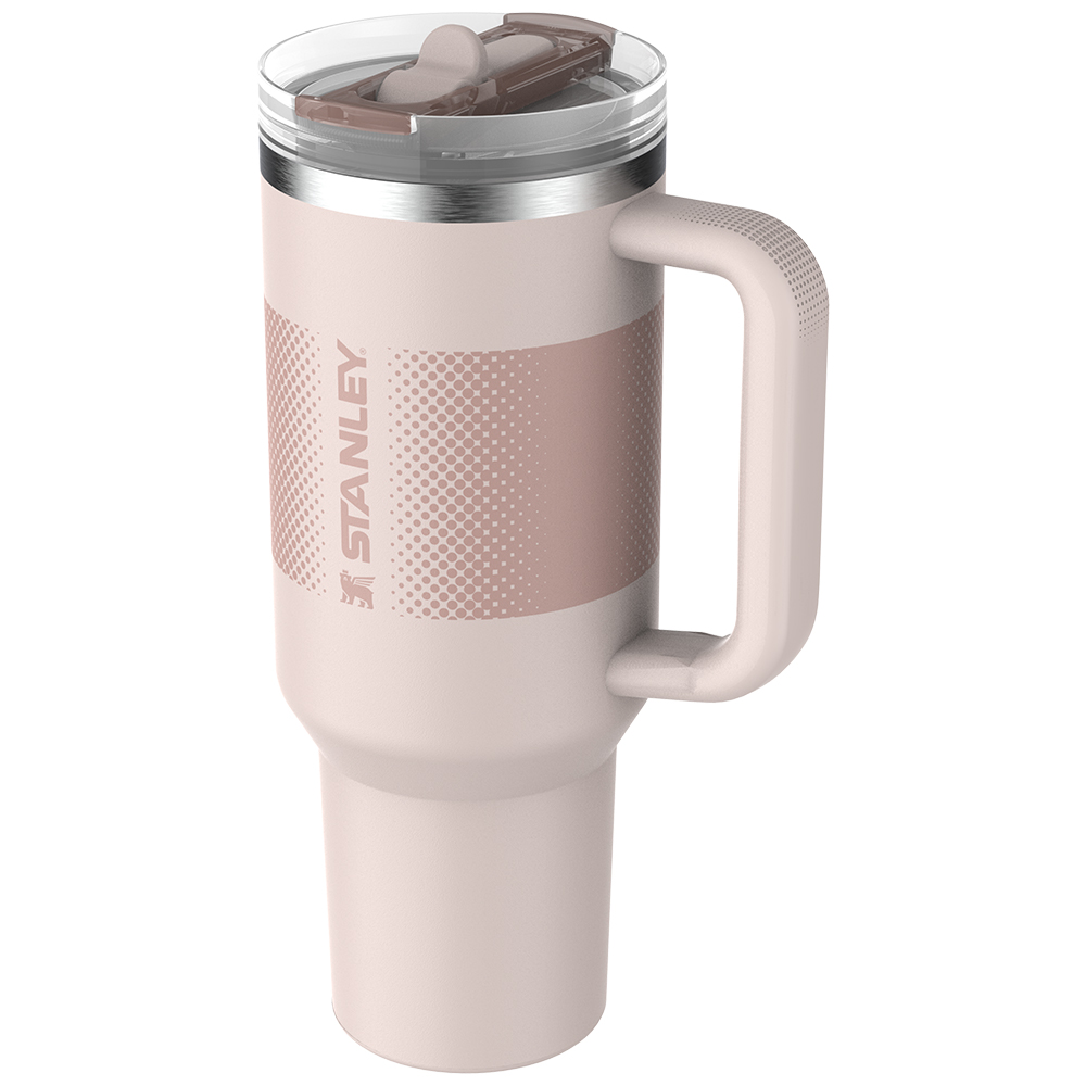 STANLEY The Quencher ProTour Flip Straw Tumbler 1.18L Rose Quartz Fade – Image 2
