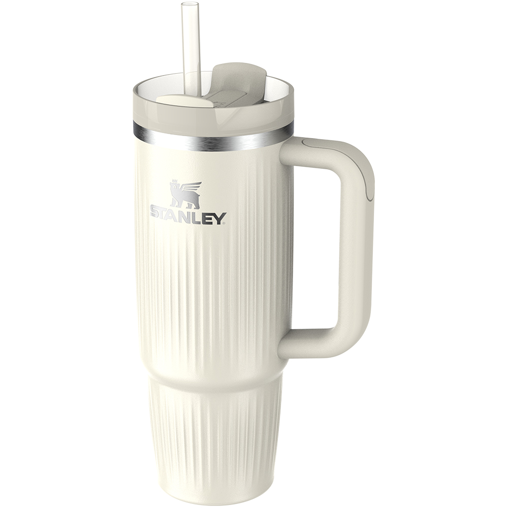 STANLEY The Quencher H2.0 Fluted Tumbler 0.89L Cream Gloss