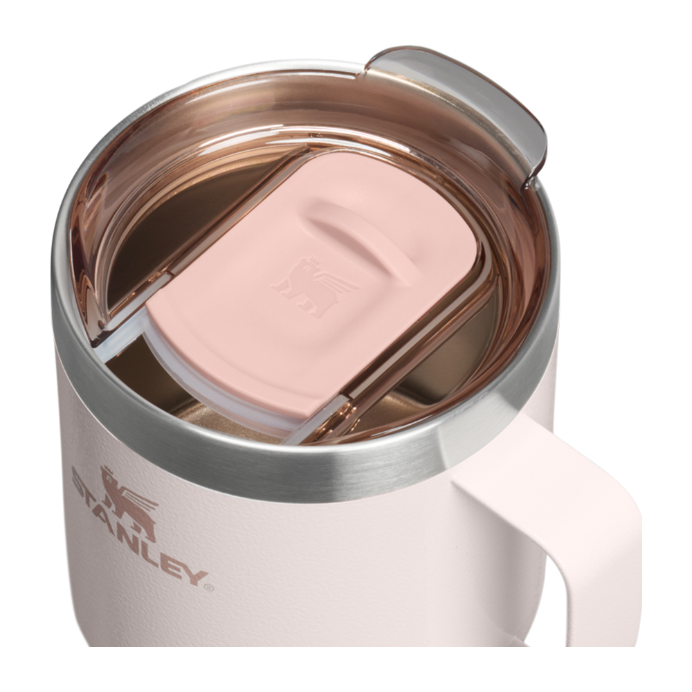 STANLEY The Everyday Camp Mug 0.23 L Hammertone Rose Quartz – Image 2