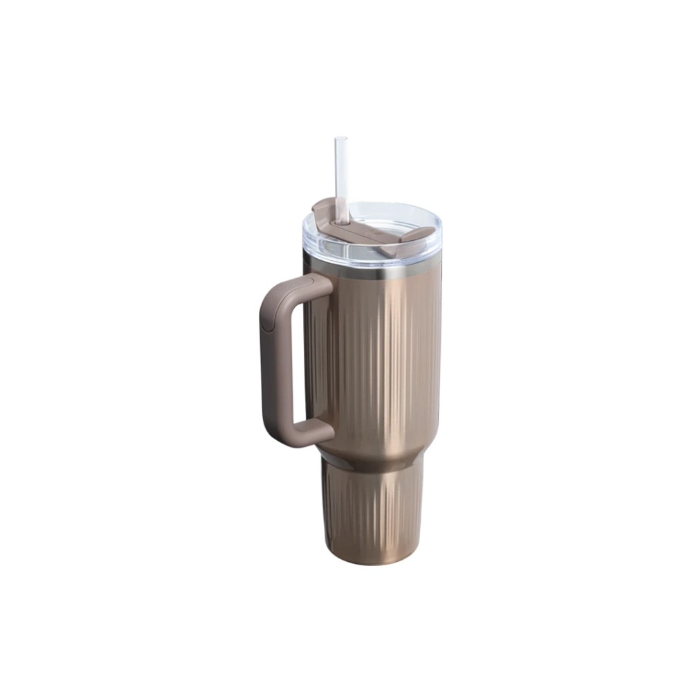 STANLEY The Quencher H2.0 FlowState Tumbler 1.18 L Pale Gold Shine – Image 4